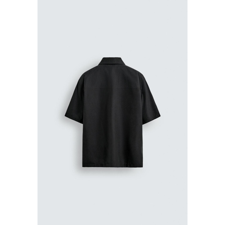 РУБАШКА RELAXED FIT ИЗ СТРУЯЩЕЙСЯ ТКАНИ