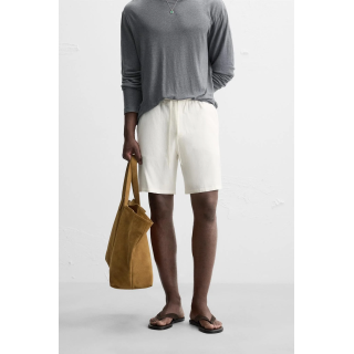 Бермуды из льняной смеси