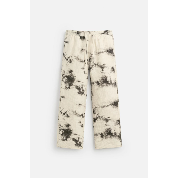 БРЮКИ С ТЕКСТУРНЫМ ПРИНТОМ TIE DYE