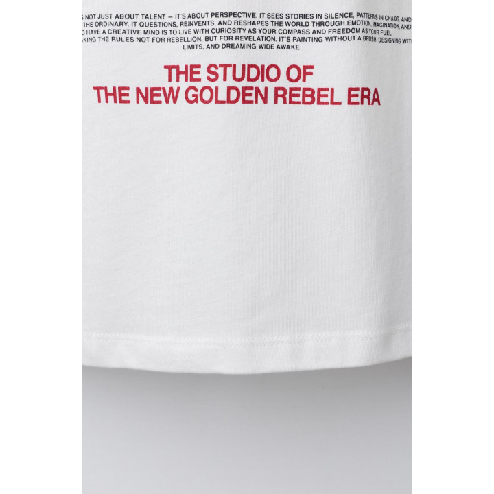 ФУТБОЛКА С ПРИНТОМ В ВИДЕ БРЕЛКА