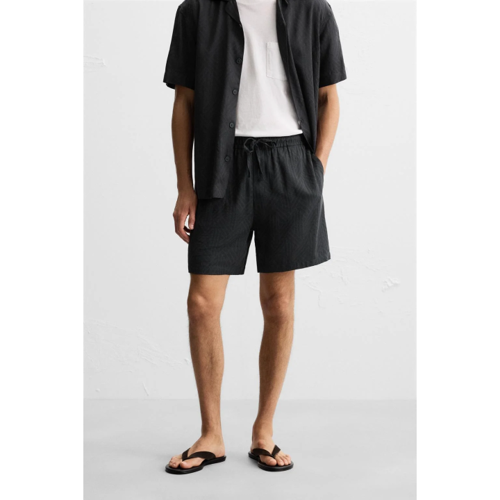 БЕРМУДЫ С ГЕОМЕТРИЧЕСКИМ ЖАККАРДОМ