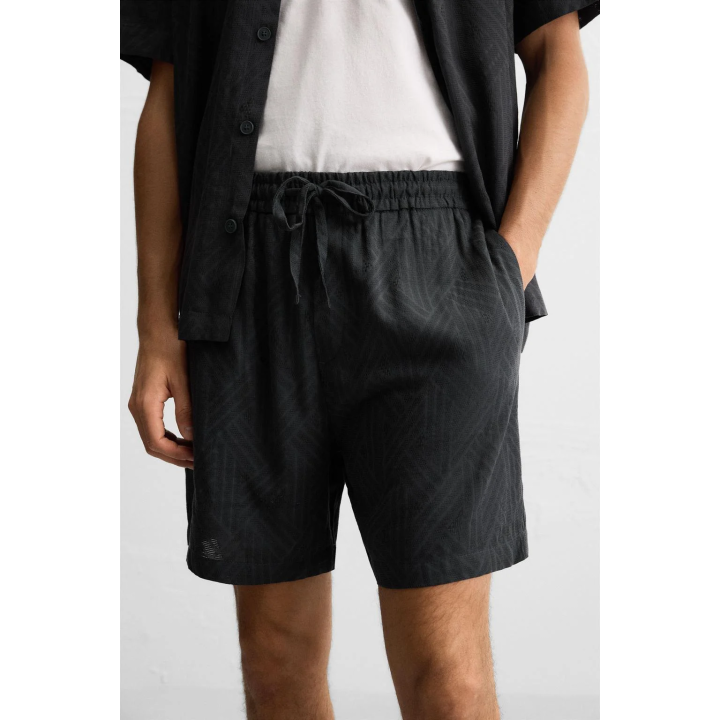 БЕРМУДЫ С ГЕОМЕТРИЧЕСКИМ ЖАККАРДОМ