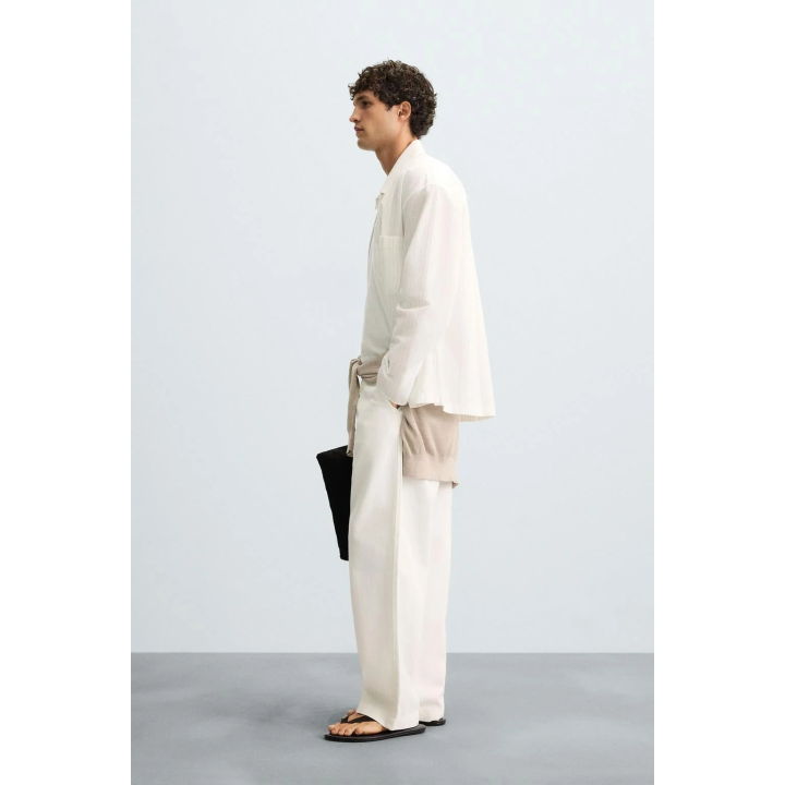 РУБАШКА ИЗ ТКАНИ В ПОЛОСКУ