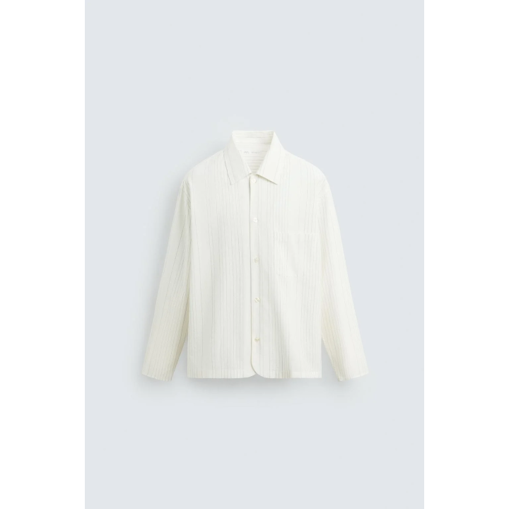 РУБАШКА ИЗ ТКАНИ В ПОЛОСКУ