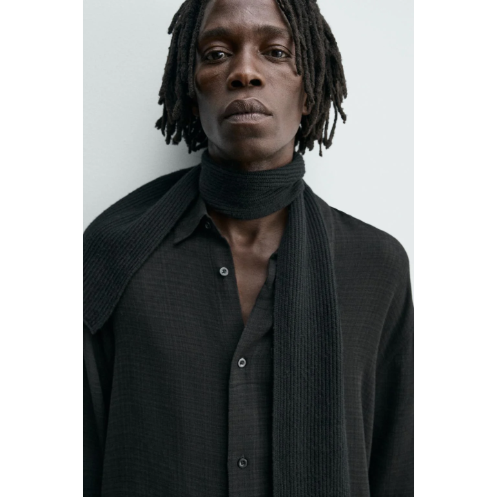 РУБАШКА ИЗ ВИСКОЗЫ И ХЛОПКА