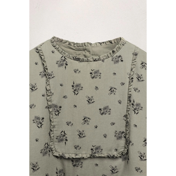 2-5 YEARS / LIMITED EDITION RUFFLED FLORAL DRESS