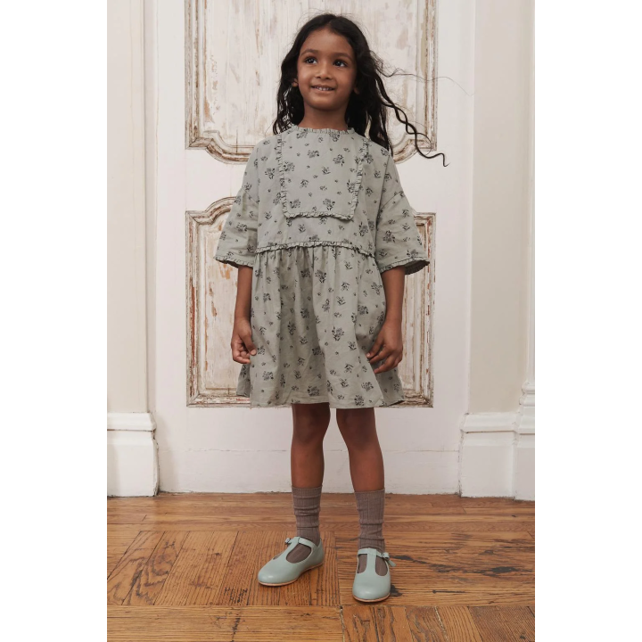Платье с рюшами и цветочным принтом, limited edition для детей от 6 до 10 лет