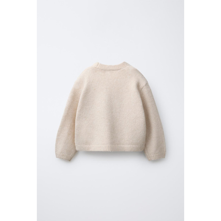 ВЯЗАНЫЙ КАРДИГАН С БАНТАМИ