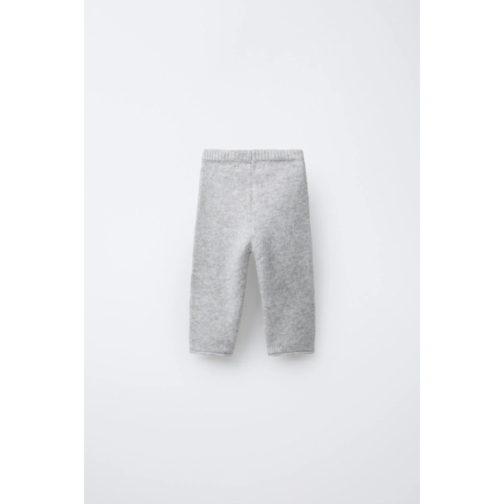 ТРИКОТАЖНЫЕ БРЮКИ С ВЫШИВКОЙ ЦВЕТОВ