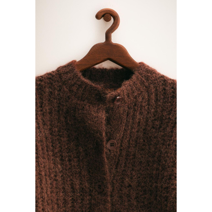 ZARA TIMELESS — КАРДИГАН КРУПНОЙ ВЯЗКИ ИЗ ШЕРСТИ