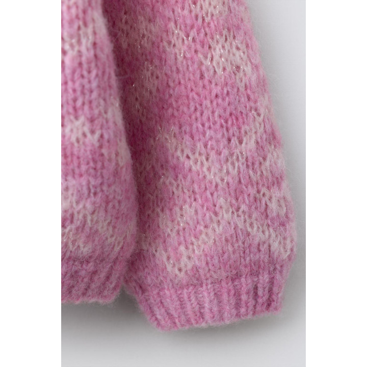 Джемпер с жаккардовым узором из шерсти