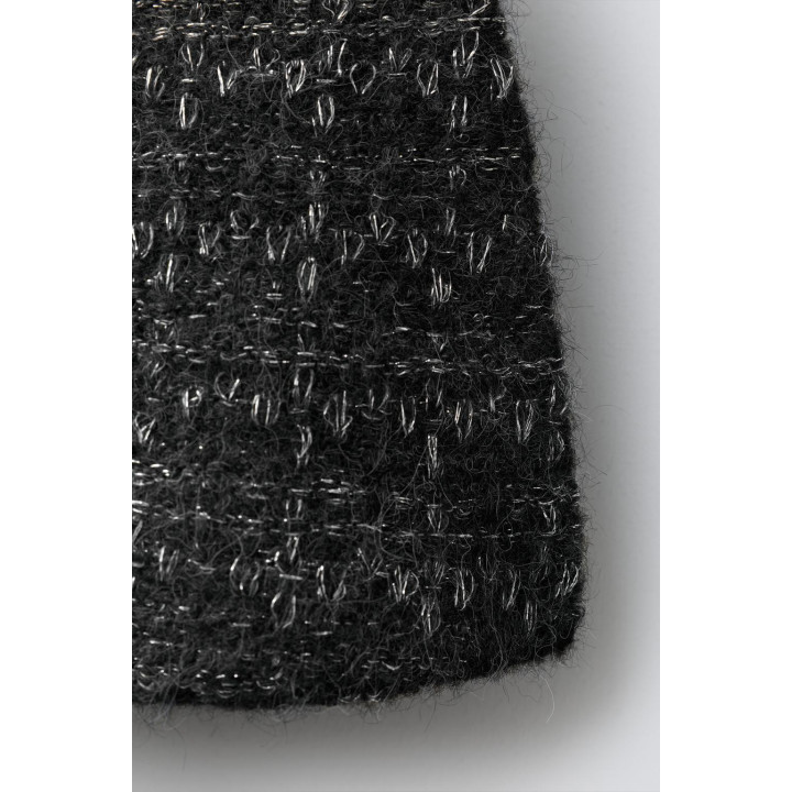 ТРИКОТАЖНАЯ ЮБКА С БЛЕСКИНКАМИ