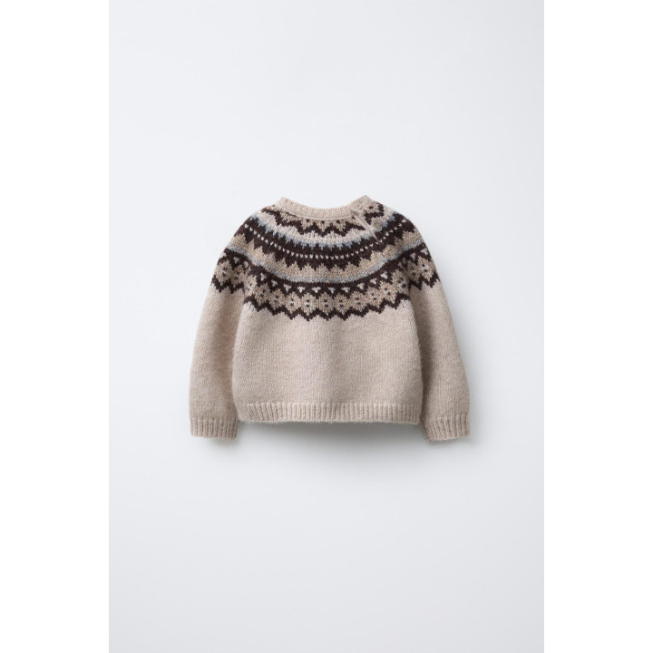 Джемпер с жаккардовым узором