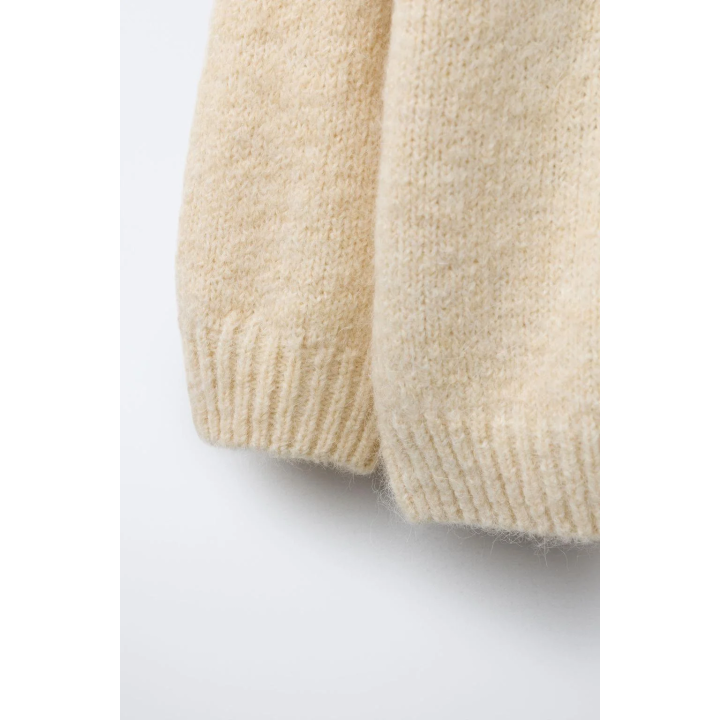 ЖАККАРДОВЫЙ СВИТЕР ИЗ ШЕРСТИ И АЛЬПАКИ