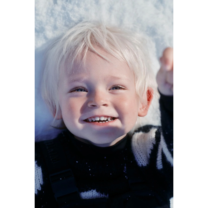 ДЖЕМПЕР В ГОРОШЕК ИЗ СМЕСОВОЙ ШЕРСТИ