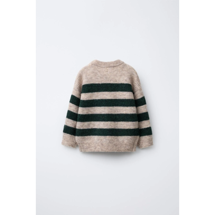 ДЖЕМПЕР В ПОЛОСКУ С ВЫШИВКОЙ «ЛЕС»