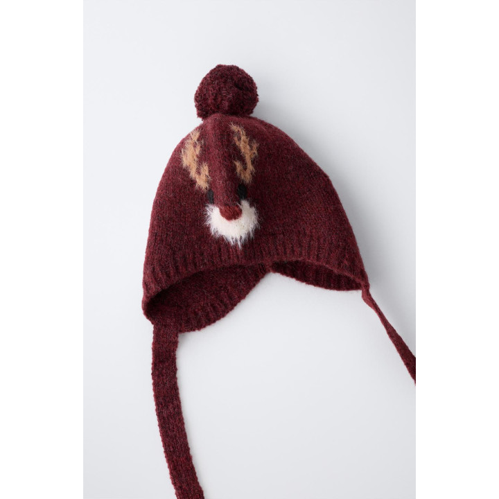 ТРИКОТАЖНЫЙ ЧЕПЧИК «СЕВЕРНЫЙ ОЛЕНЬ»