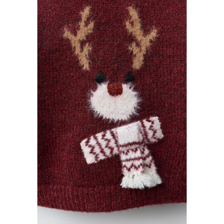 ВЯЗАНЫЙ ДЖЕМПЕР С ОЛЕНЕМ