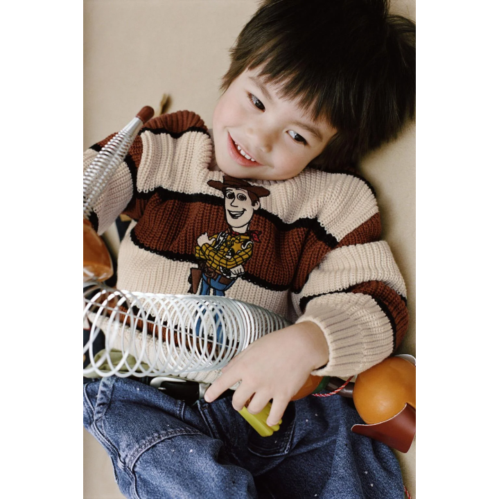Вязанный свитер с полосками woody toy story © disney pixar