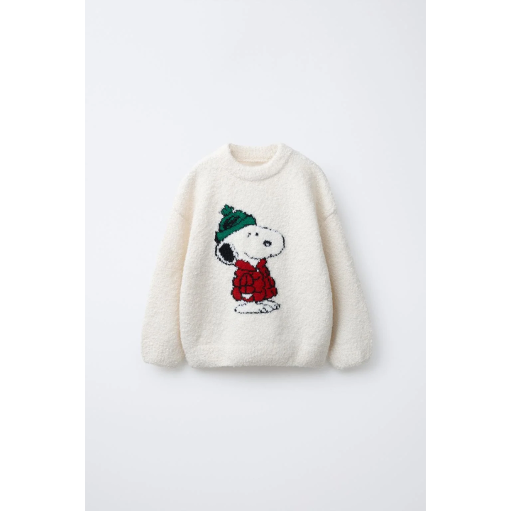 Джемпер из шерсти с вязаным узором snoopy peanuts™️