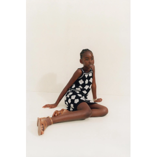 ТРИКОТАЖНЫЙ ТОП С ЦВЕТОЧНЫМ ПРИНТОМ