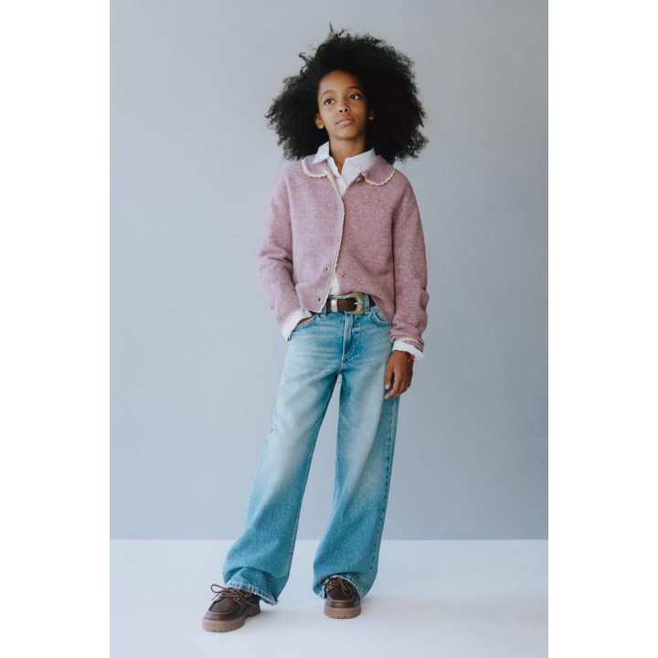 КАРДИГАН С КРУЖЕВНОЙ ОТДЕЛКОЙ