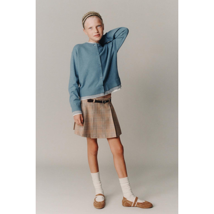 КАРДИГАН С ДВОЙНОЙ ОТДЕЛКОЙ