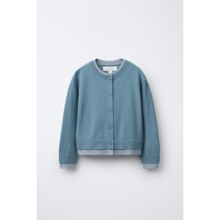 КАРДИГАН С ДВОЙНОЙ ОТДЕЛКОЙ