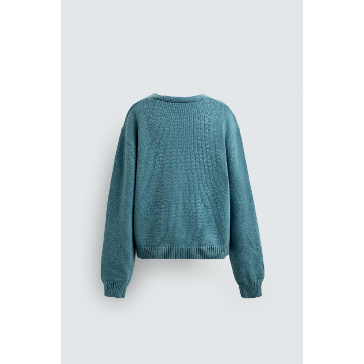 ЖАККАРДОВЫЙ КАРДИГАН С ФИГАРО HARRY LAMBERT FOR ZARA X DISNEY