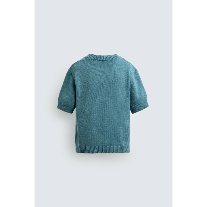 ТРИКОТАЖНАЯ ФУТБОЛКА С ЖАККАРДОВЫМ РИСУНКОМ ФИГАРО HARRY LAMBERT FOR ZARA X DISNEY