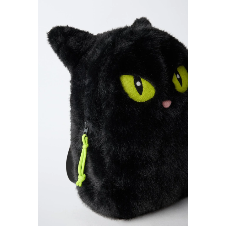 РЮКЗАК «КОШКА» С МЕХОМ HALLOWEEN