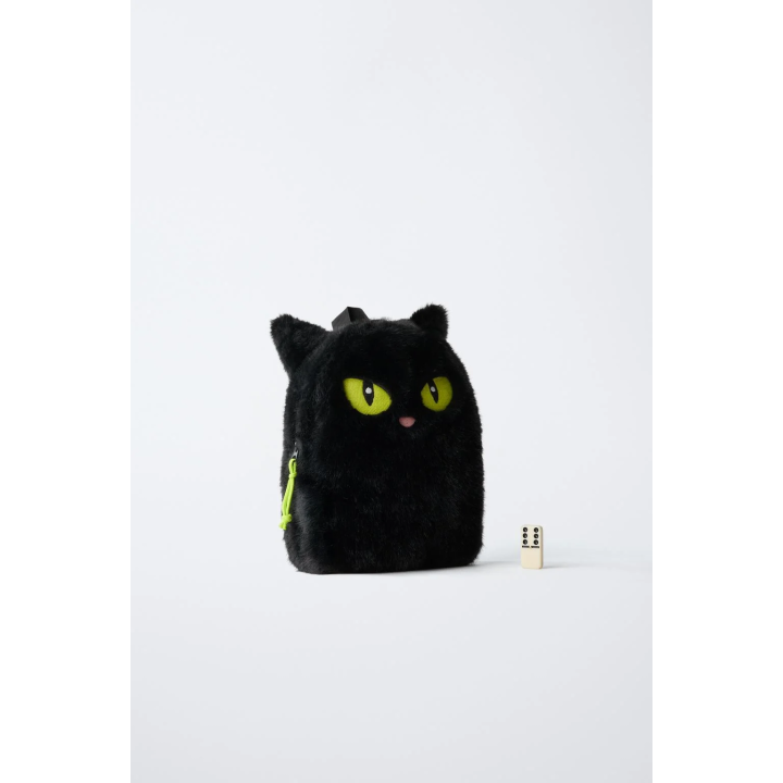 РЮКЗАК «КОШКА» С МЕХОМ HALLOWEEN