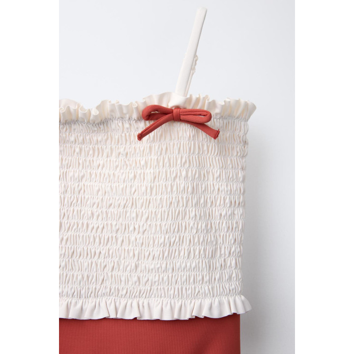 Купальник для девочек 2-6 лет с эластичной лентой и бантами