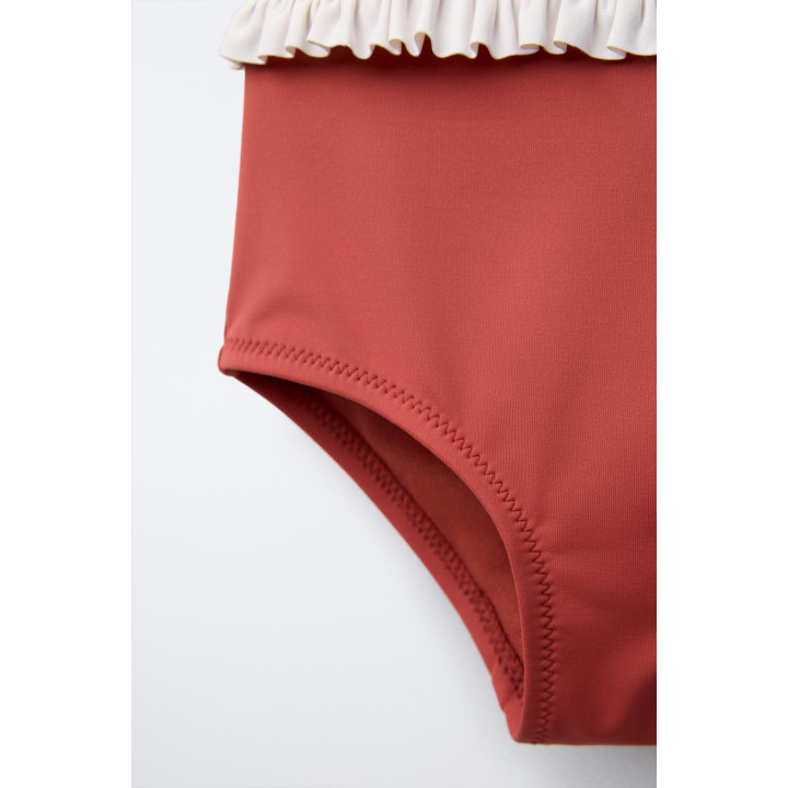 Купальник для девочек 2-6 лет с эластичной лентой и бантами