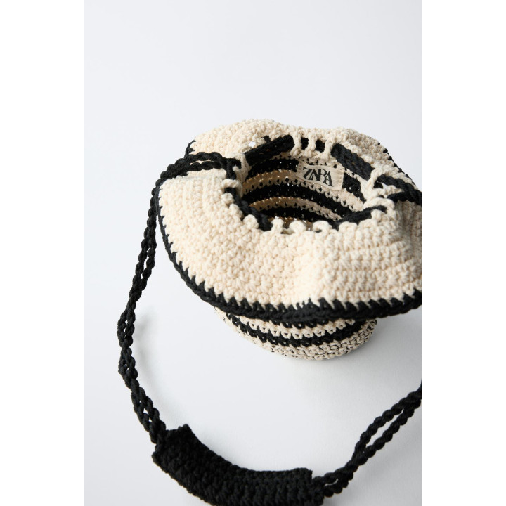 СУМКА С ПЛЕЧЕВЫМ РЕМНЕМ, СВЯЗАННАЯ КРЮЧКОМ