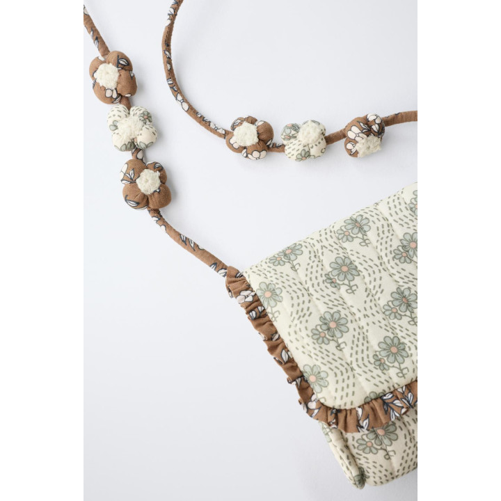 СУМКА С ЦВЕТОЧНЫМ ПРИНТОМ