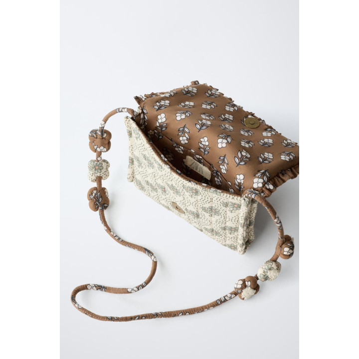 СУМКА С ЦВЕТОЧНЫМ ПРИНТОМ