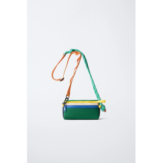 РАЗНОЦВЕТНАЯ СУМКА С ПЛЕЧЕВЫМ РЕМНЕМ