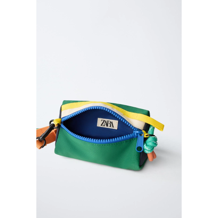 РАЗНОЦВЕТНАЯ СУМКА С ПЛЕЧЕВЫМ РЕМНЕМ