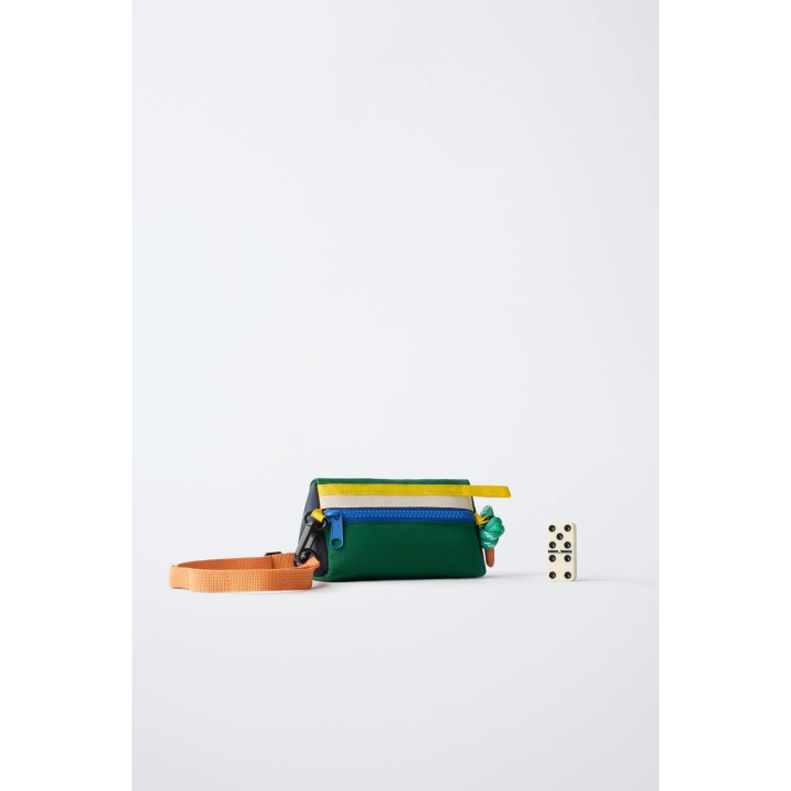 РАЗНОЦВЕТНАЯ СУМКА С ПЛЕЧЕВЫМ РЕМНЕМ