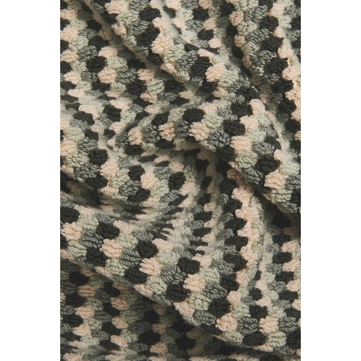 GEOMETRIC JACQUARD BATH MAT