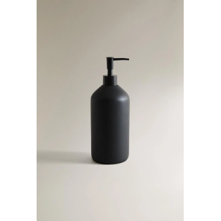 BLACK RESIN SOAP DISPENSER