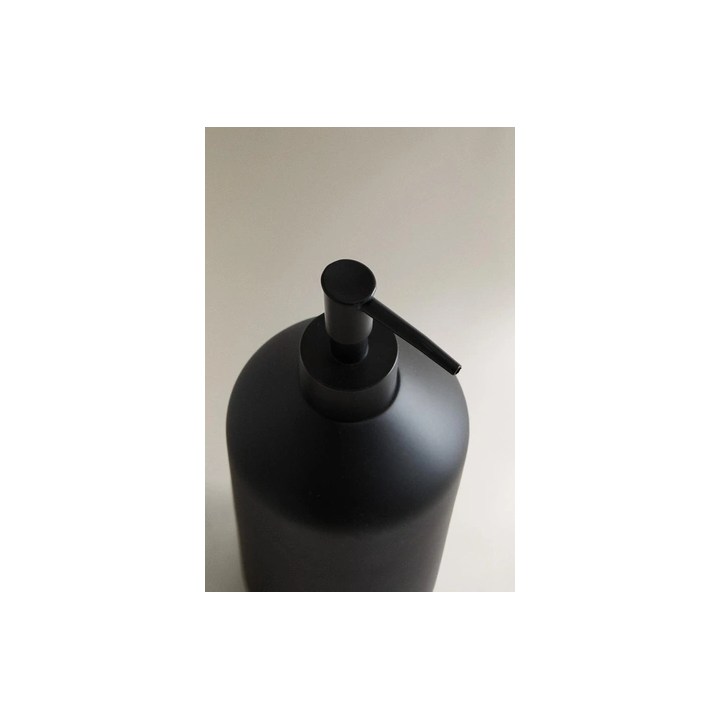 BLACK RESIN SOAP DISPENSER