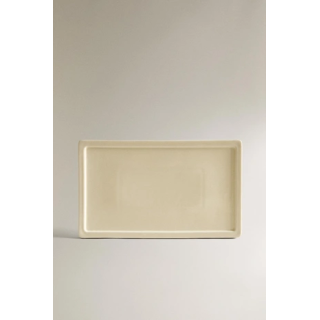 RECTANGULAR CERAMIC BATHROOM TRAY
