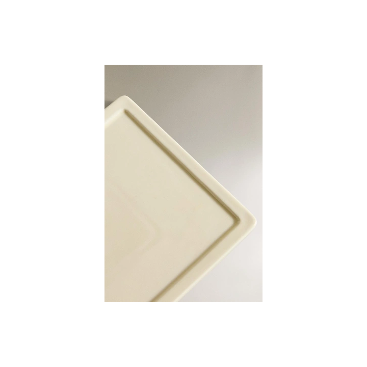 RECTANGULAR CERAMIC BATHROOM TRAY
