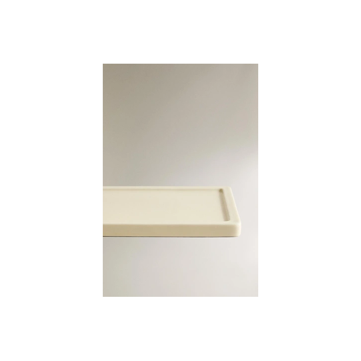 RECTANGULAR CERAMIC BATHROOM TRAY