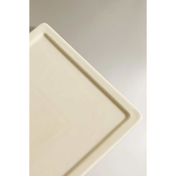 RECTANGULAR CERAMIC BATHROOM TRAY
