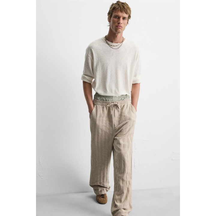 ЖАККАРДОВЫЕ БРЮКИ RELAXED FIT