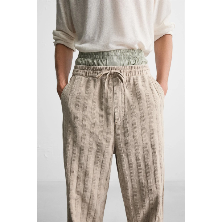 ЖАККАРДОВЫЕ БРЮКИ RELAXED FIT