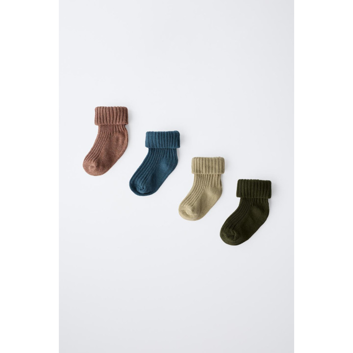 НАБОР ИЗ ЧЕТЫРЕХ ПАР НОСКОВ В КОРОБКЕ